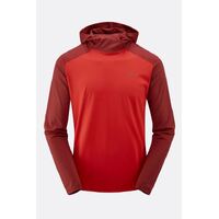 RAB FORCE HOODY MENS - ASCENT RED/OXBLOOD RED - LARGE