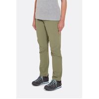 RAB CAPSTONE PANTS WOMENS - ANISE GREEN - 14