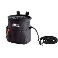 PETZL SAKAPOCHE CHALK BAG - BLACK