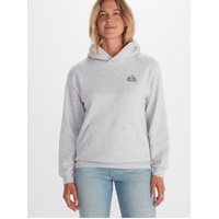 MARMOT PEAKS HOODIE WOMENS - LIGHT GREY - SMALL